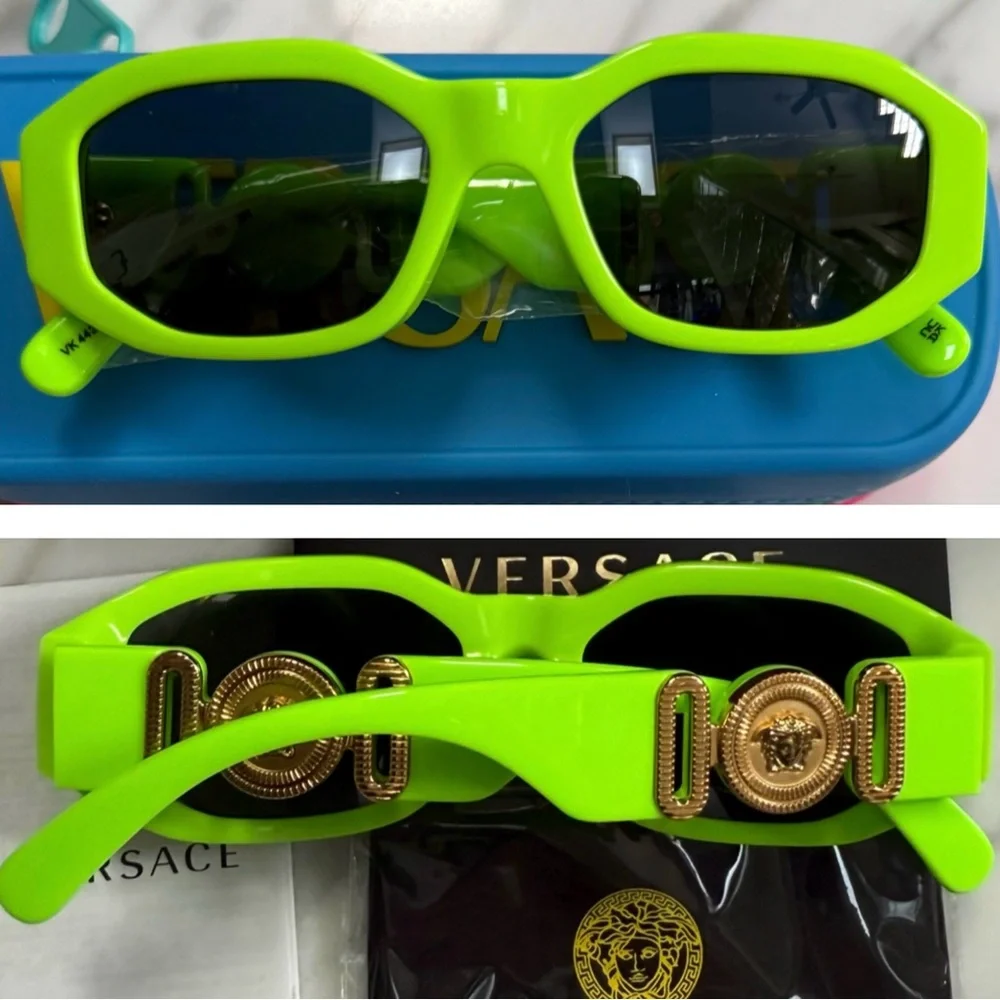 VERSACE CHILDREN BIGGIE MEDUSA SUNGLASSES, MINI ME SUNNIES, SAME QUALITY, FUN